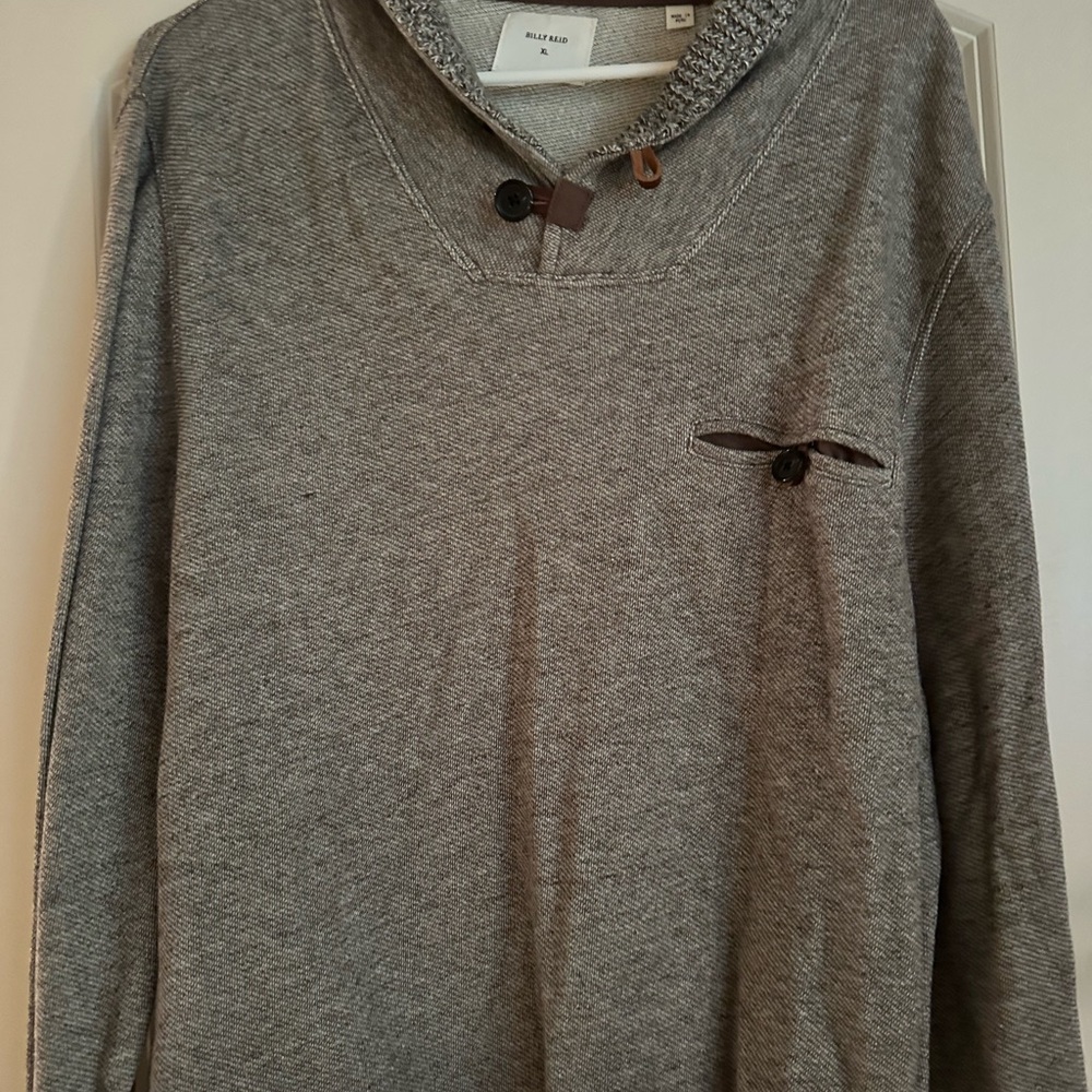 Billy Reid Gray Lightweight Shirt Jacket, Nordstrom